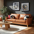 Carson 2 Seater In Tan Leather