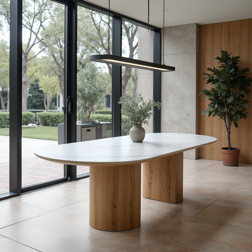 Stanford 180cm Dining Table With Ceramic Top