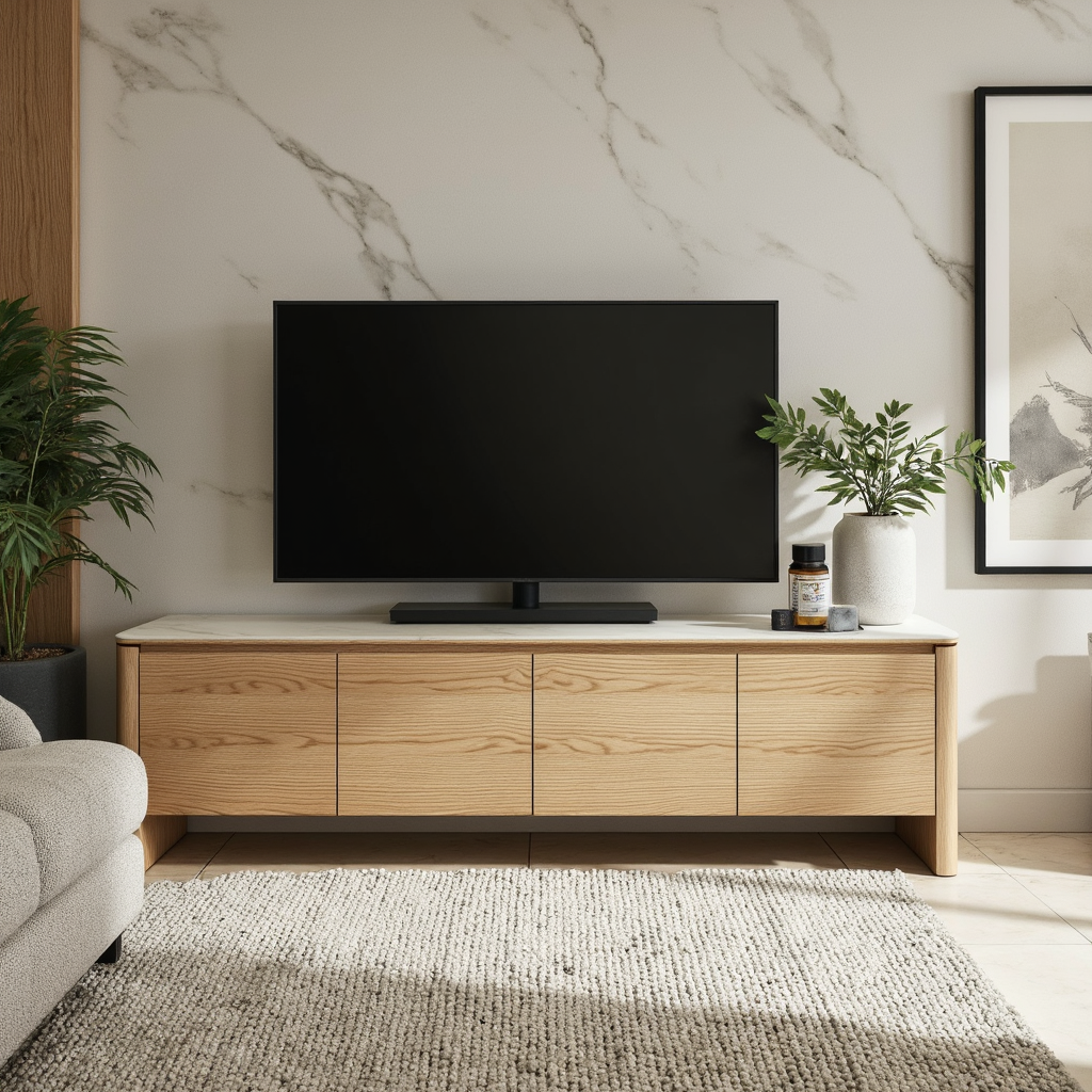 Stanford 220cm TV Unit With Ceramic Top
