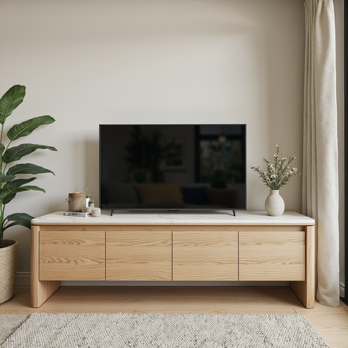 Stanford 220cm TV Unit With Ceramic Top