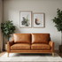 Carson 2 Seater In Tan Leather