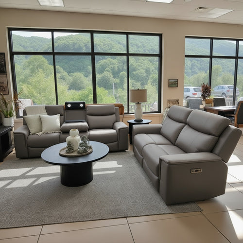 Newport 3+2 Electric Recliner Package In Grey