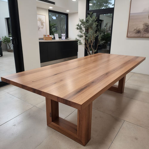 Sussex 2400x1200 Dinning Table In Australian Blackbutt Timber