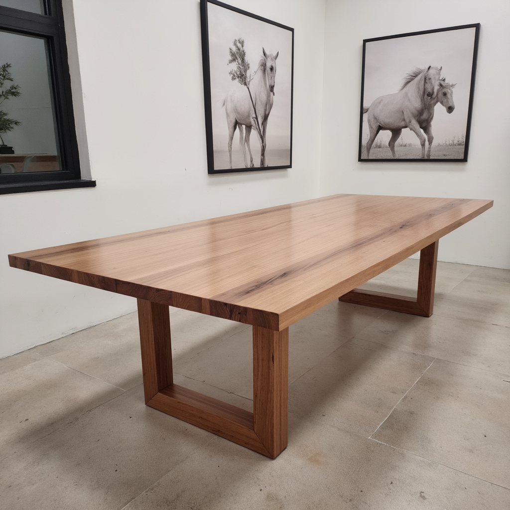 Sussex 2400x1200 Dinning Table In Australian Blackbutt Timber