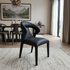 Elena Fully Upholster Chair In Black