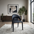 Elena Fully Upholster Chair In Black