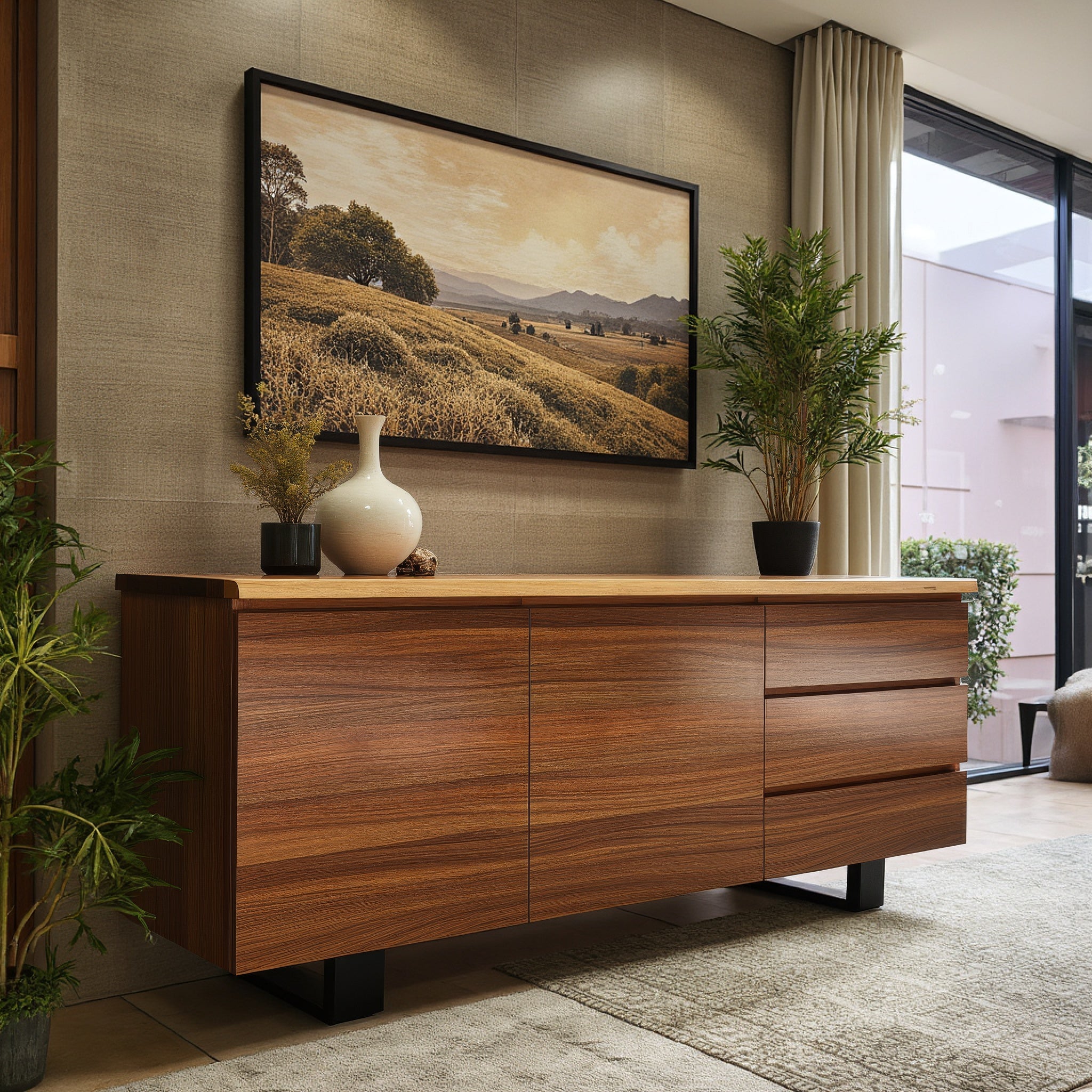 Highland 180cm Buffet In Blackwood Timber