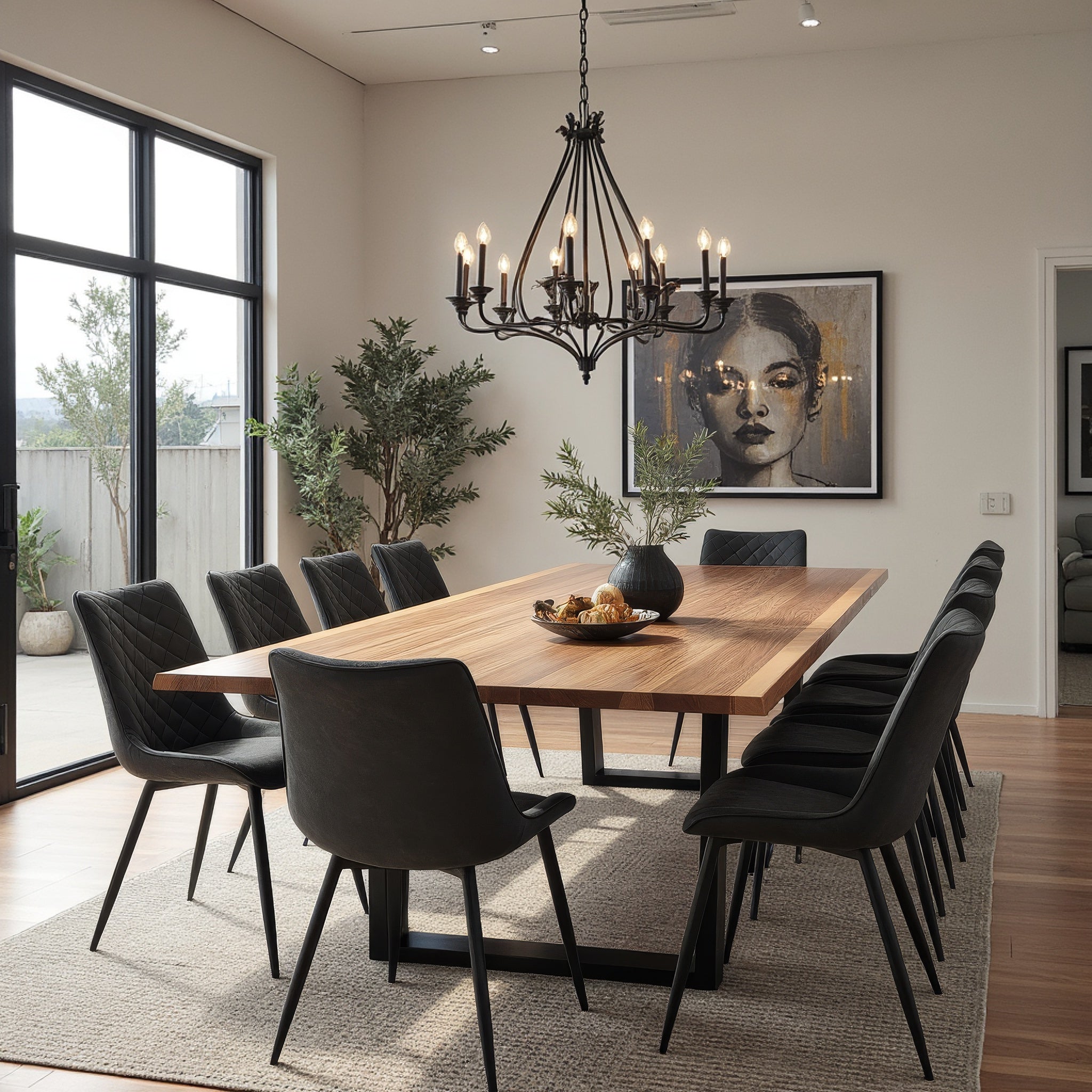 Highland Blackwood 11 Piece Dining Package