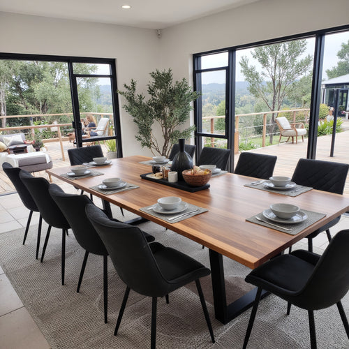 Highland Blackwood 11 Piece Dining Package