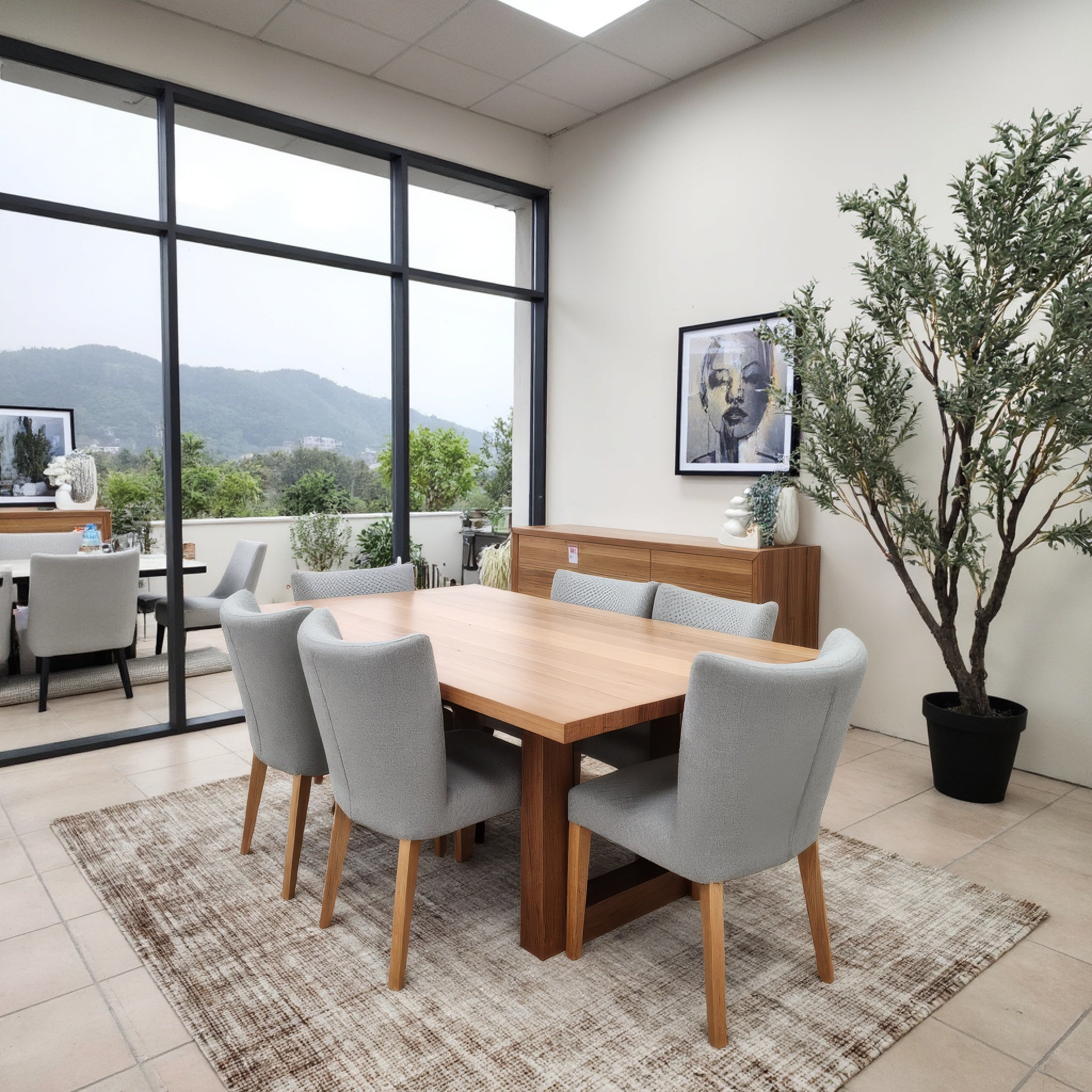 Sussex 7 Pce 1.9m Dining Setting