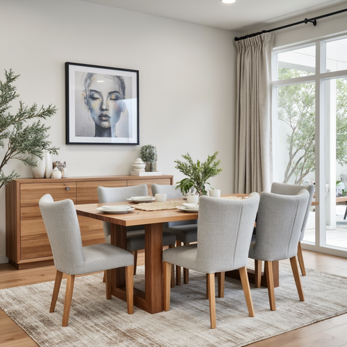 Sussex 7 Pce 1.9m Dining Setting