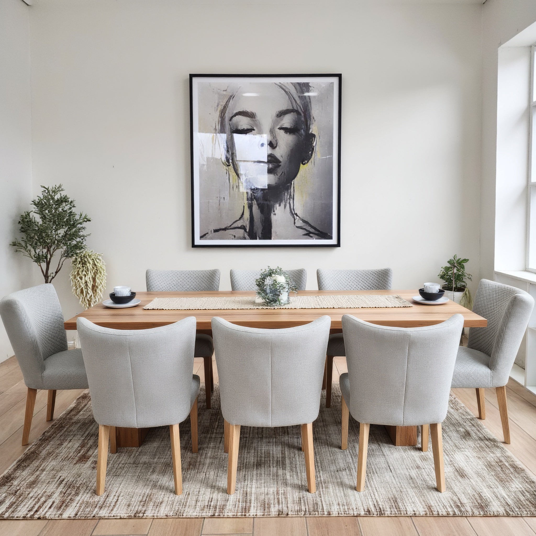 Sussex 9 Pce 2.1m Dining Setting