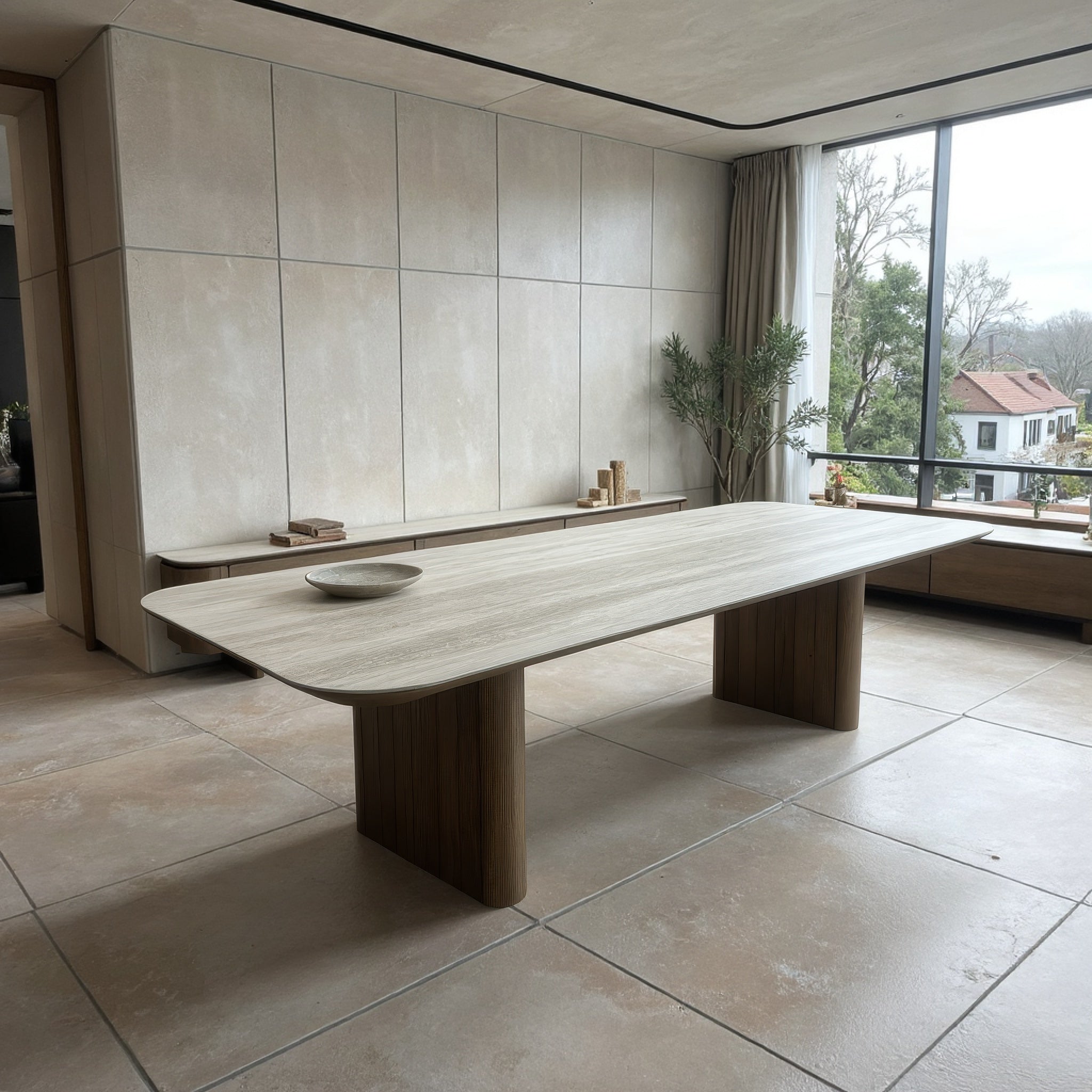 Capri 9 Piece 2.4m dining setting With 8 Chairs