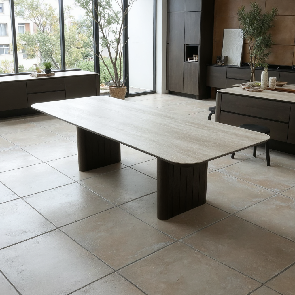 Capri 210cm Ceramic Dining Table