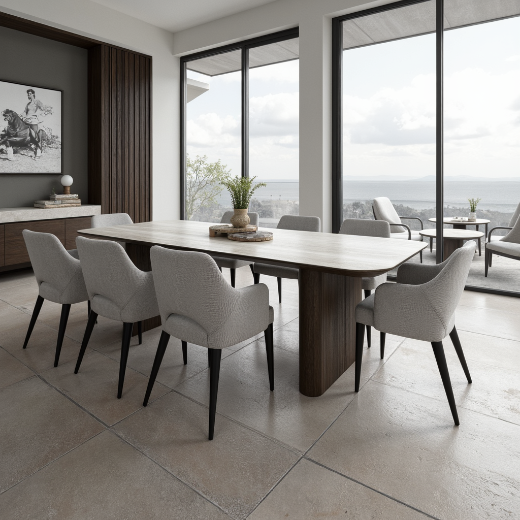 Capri 9 Piece 2.4m dining setting With 8 Chairs