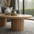 Morocco Oval Coffee Table In Natural Australian Messmate
