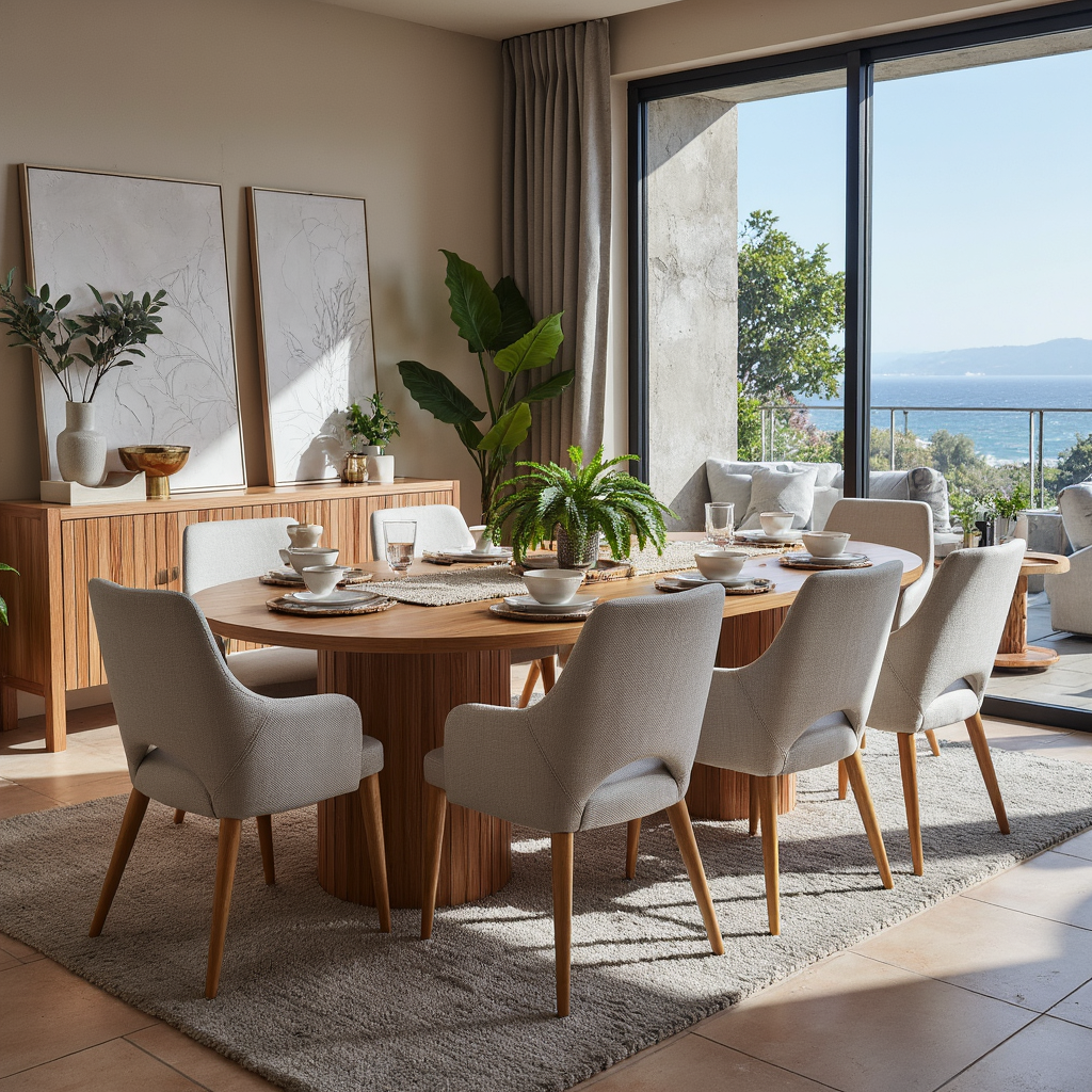 Morocco 9 Piece Package with 240cm Table