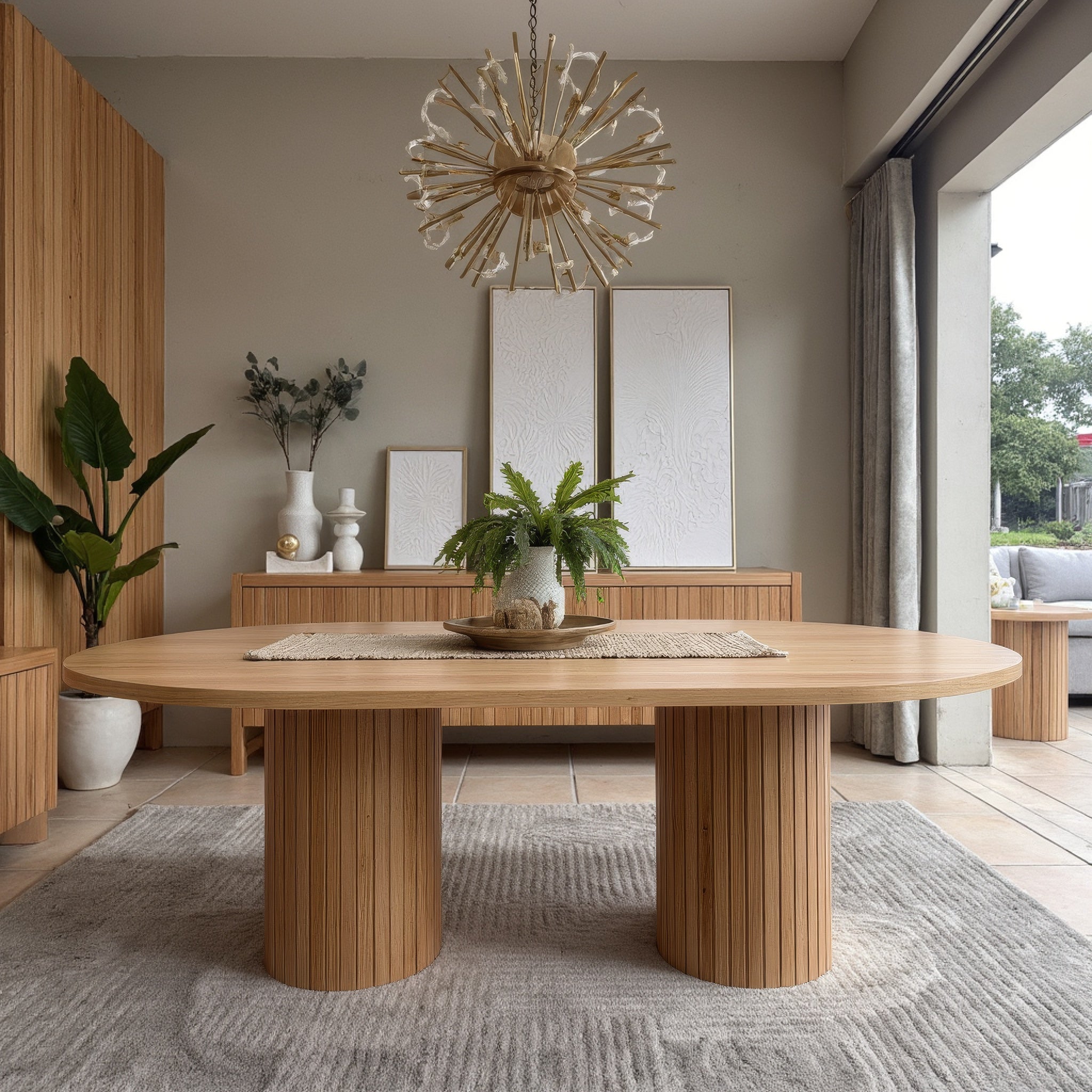 Morocco 240cm Table In Natural Australian Messmate