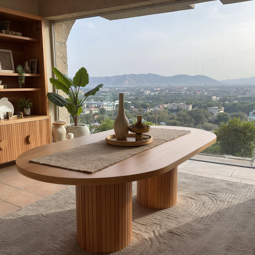 Morocco 240cm Table In Natural Australian Messmate