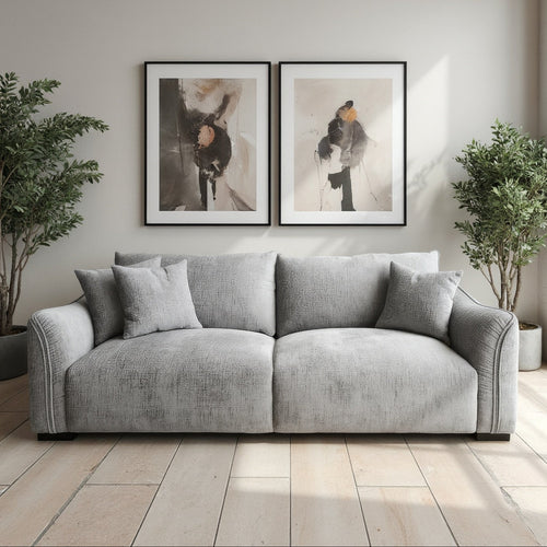 Regal 3 Seater Sofa In Oyster Grey