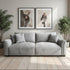 Regal 3 Seater Sofa In Oyster Grey