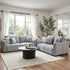 Regal 3+2 Sofa Pair in Oyster Grey