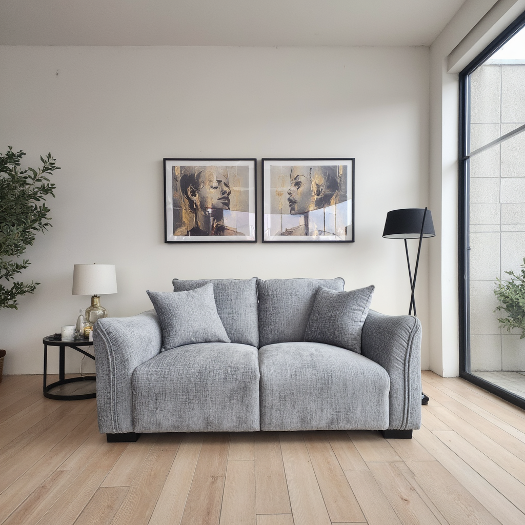 Regal 2 Seater Sofa In Oyster Grey