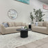 Regal 3+2 Sofa Pair in Natural Almond