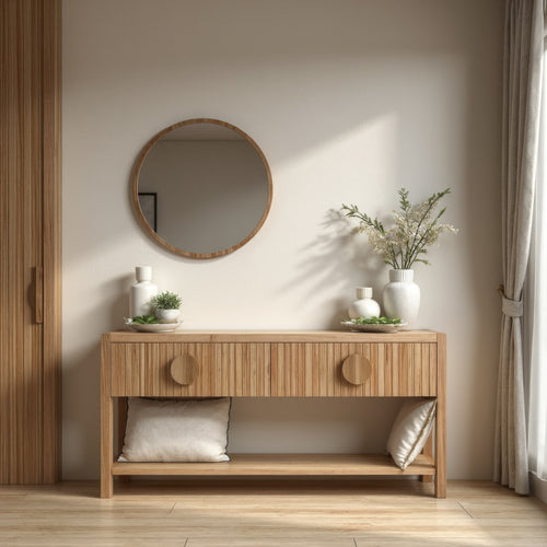 Morocco Hall Table In Natural Australian Messmate