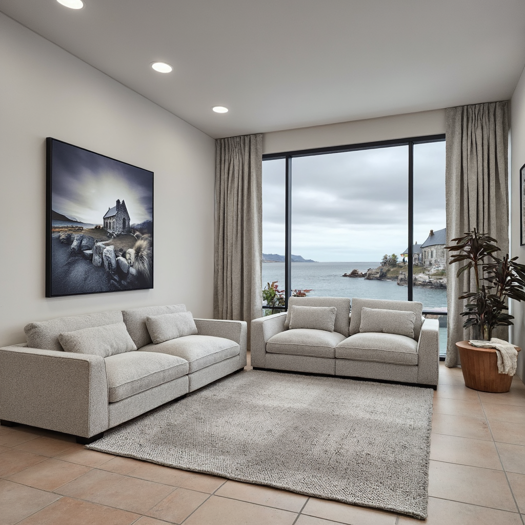 Justine 4+2 Seater Sofa Pair in Salt & Pepper