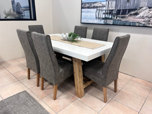 Toledo 7 Piece Package With 1.8m Table & 6 Chairs