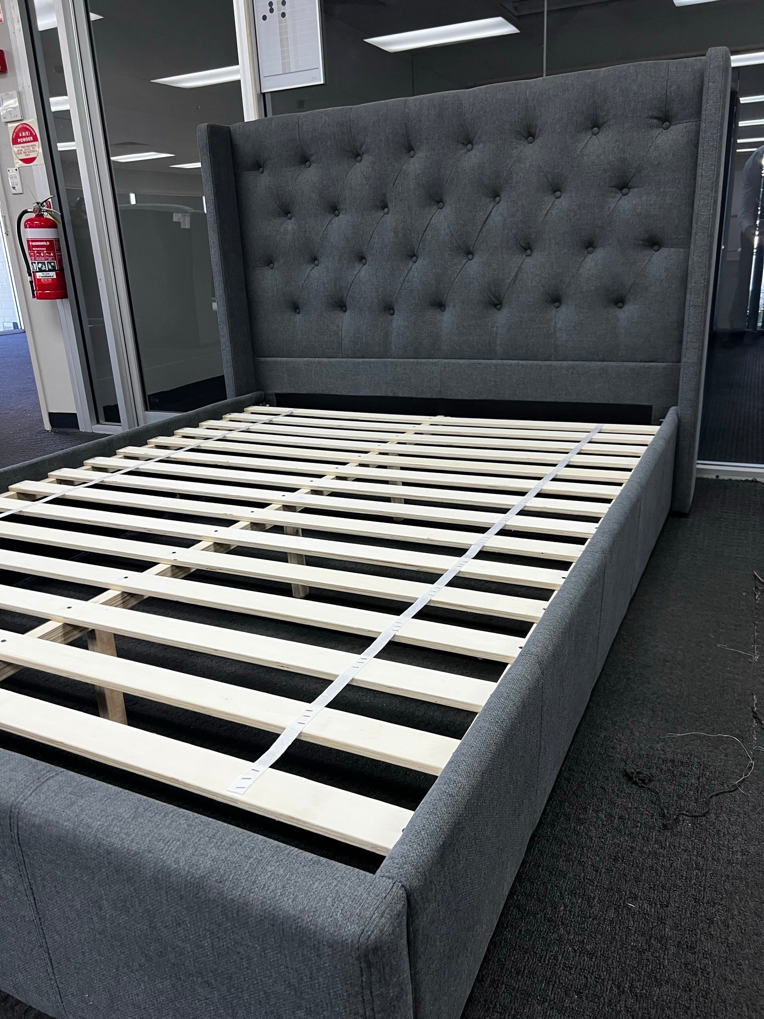 Memphis Bed Frame In Charcoal
