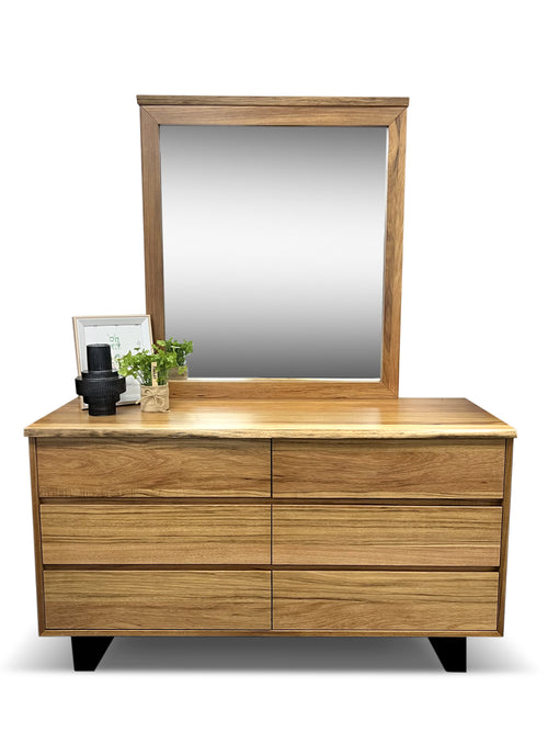 Midlands Blackwood Dressing Table With Mirror