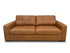 Abbie 2 sofa tan in leather