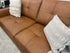 Abbie 2 sofa tan in leather