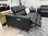Luisa 2 seater sofa with dual electric recliners in black