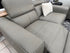 Luisa 2 seater sofa with dual electric recliners in pearl taupe grey