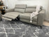 Luisa 3 + 2 Leather Recliner Package in Taupe Grey