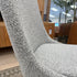 Milano Dining Chair In Grey With Black Leg