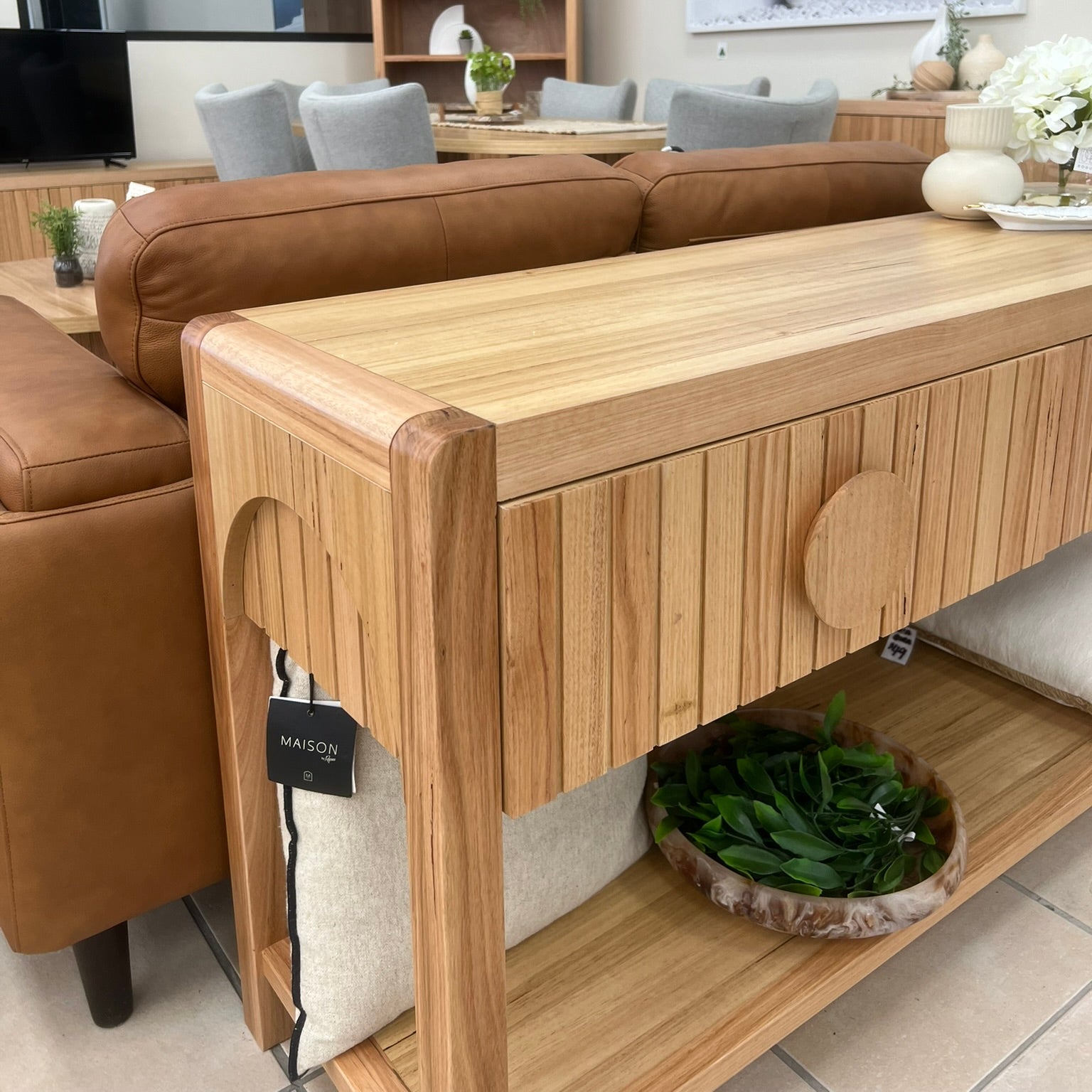 Morocco Hall Table In Natural Australian Messmate