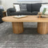Morocco Oval Coffee Table In Natural Australian Messmate