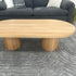 Morocco Oval Coffee Table In Natural Australian Messmate