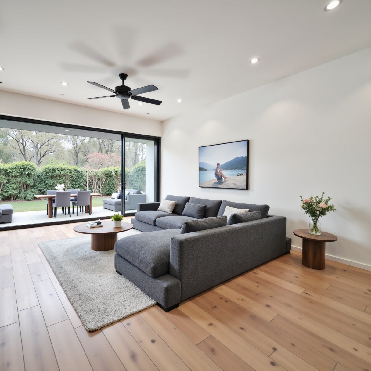 Montego Cloud Soft Corner Right Chaise In Charcoal