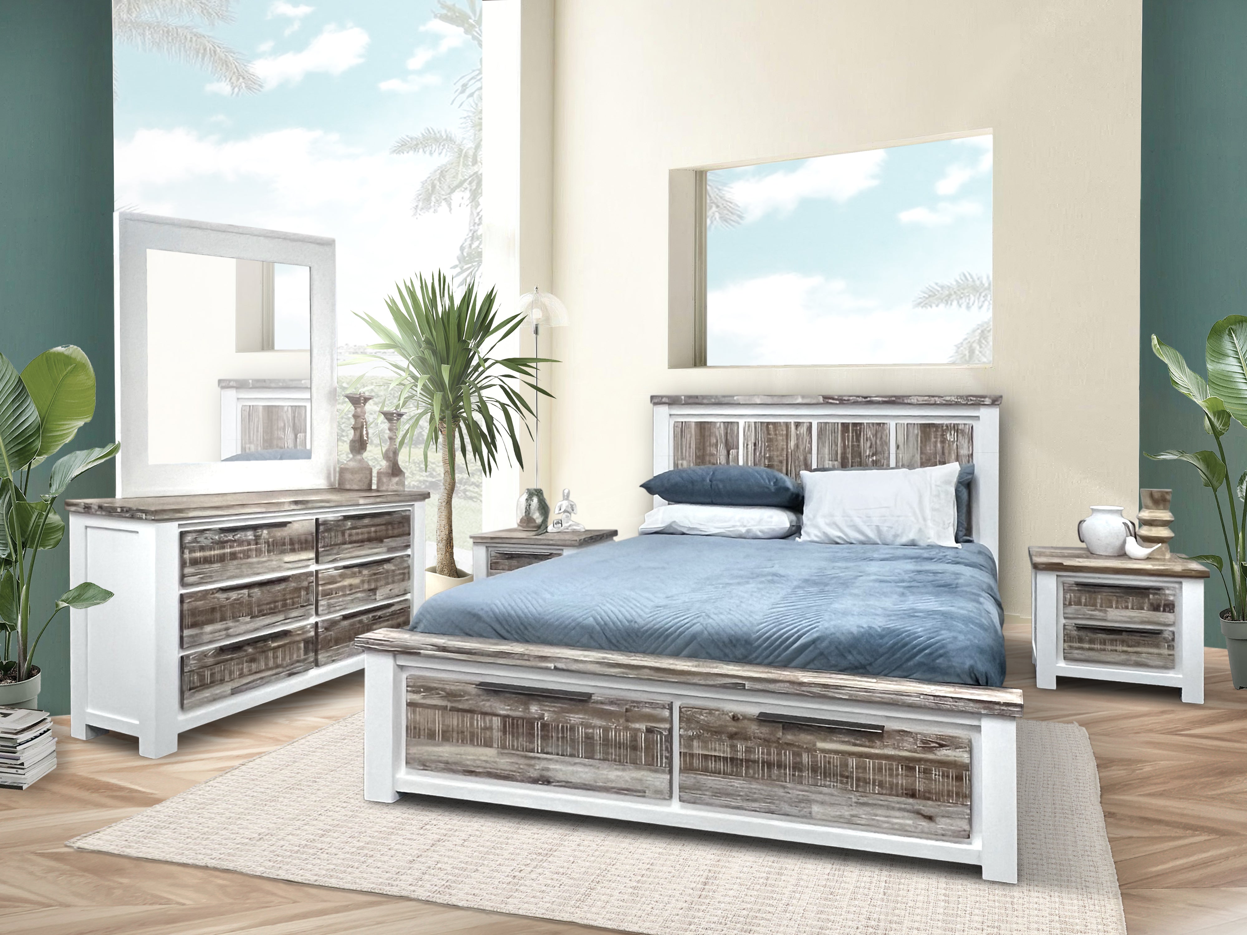 Springbrook 4 Piece Dresser Suite | Our Furniture Warehouse