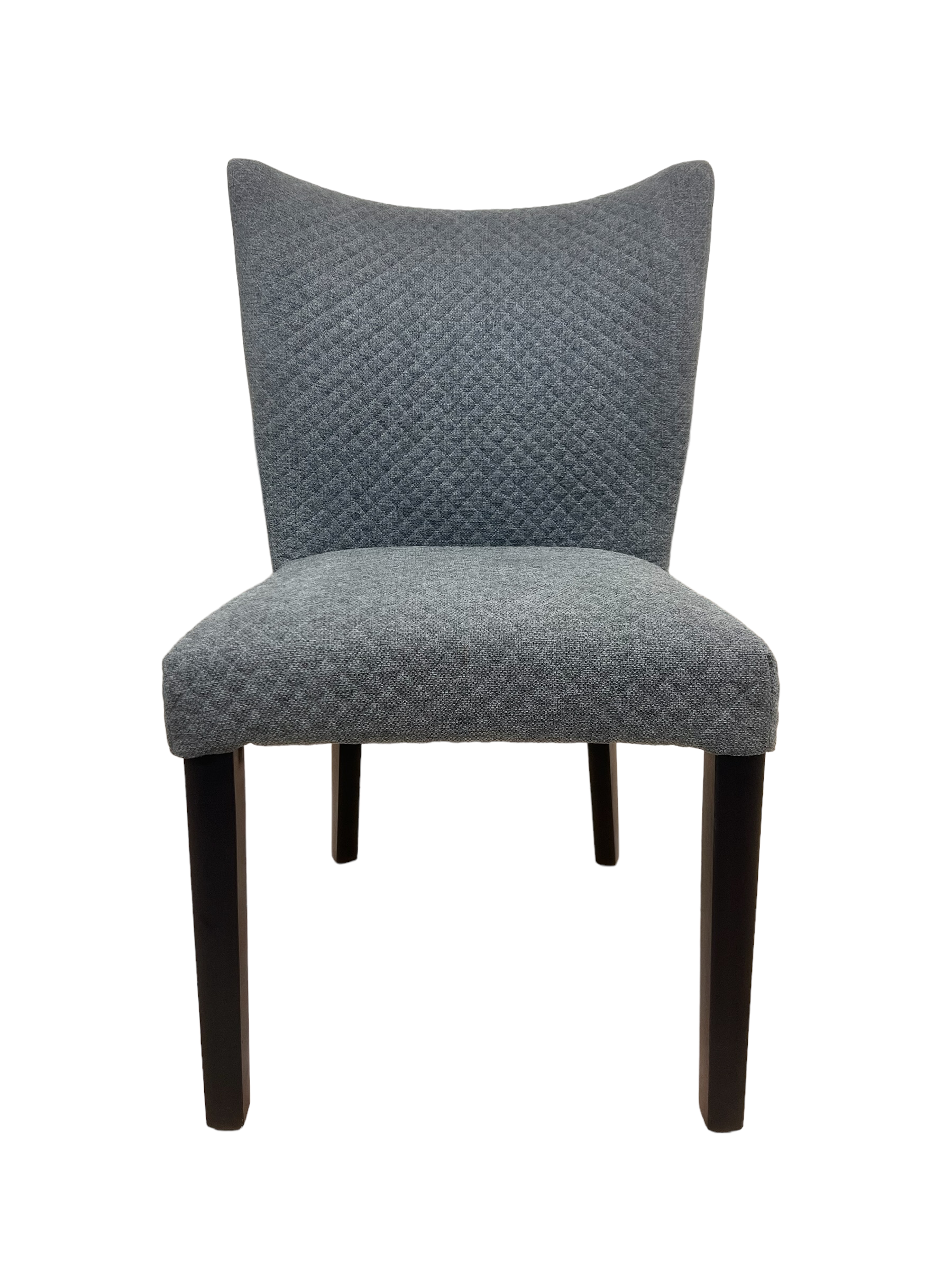 Tobago Upholster Chair In Charcoal With Black Leg