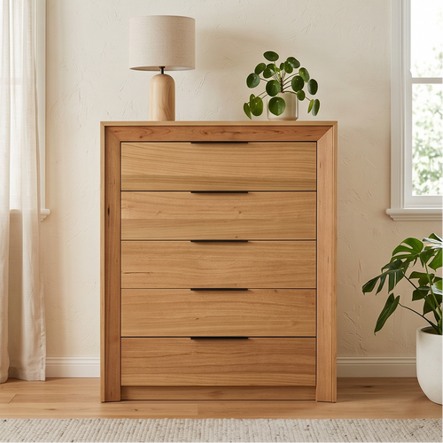 Ottawa Tasmanian Oak Tallboy Chest
