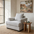 Pearce Accent Chair In Soft Grey