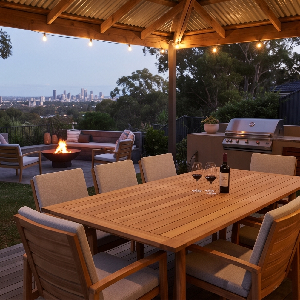 Sawyer 9 Piece Outdoor Dining Package