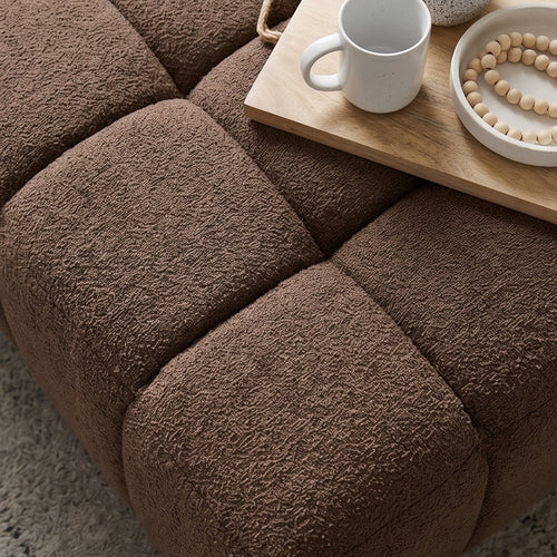Bradshaw Ottoman In Chocolate