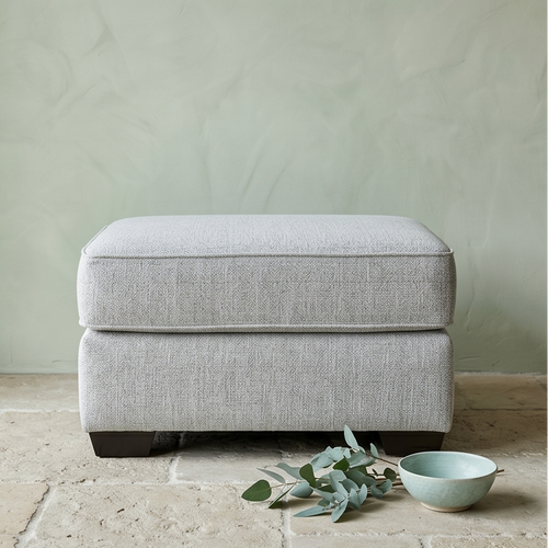 Pearce Ottoman In Soft Grey